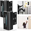 2 Pack Home Security Door Lock, Reinforcement Lock for Kids Safety, Black