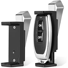 2Pcs Garage Door Opener Clips, Universal Garage Remote Key Holder for Car Visor, Adjustable Auto Gate Opener Visor Clip, Compatible with 1.77-2.64"/4.5-6.7cm Remote Control