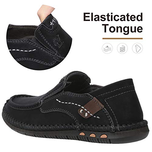 CAMEL CROWN Mocassin Heren Lichtgewicht Loafers Heren Schoenen voor Autorijden - Image 5