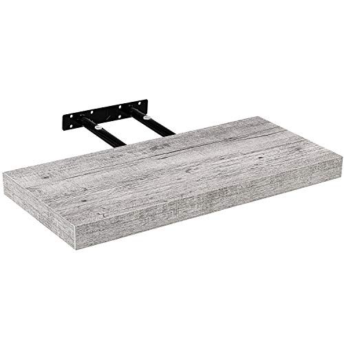 STILISTA Wandregal Volato, freischwebend, Farb- & Größenwahl, 90 cm Holzdekor-weiß Rustikal STILISTA Wandregal Volato, freischwebend, Farb- & Größenwahl, 90 cm Holzdekor-weiß Rustikal