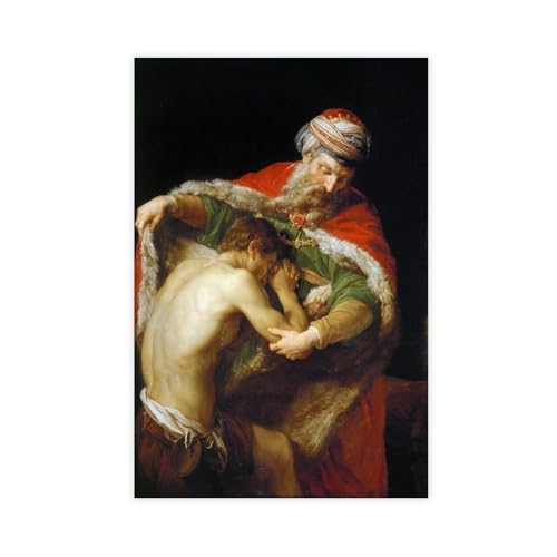 Toile The Return of The Prodigal Son Batoni impression premium haute définition