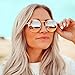 WearMe Pro - Reflective Lens Round Trendy Sunglasses