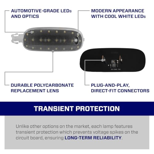 Lámpara LED Dome Form Lighting para Dodge Ram 1500 2009-2023 miniatura 3