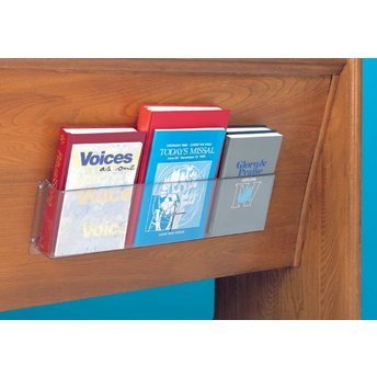 Religious Supply Extra Long Clear Plastic Book Rack