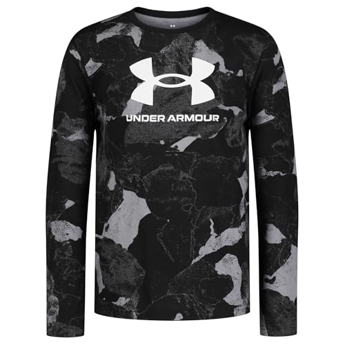 Image of Under Armour Boys' Long Sleeve Graphic T-Shirt, Lightweight & Breathable, Outdoor Collection