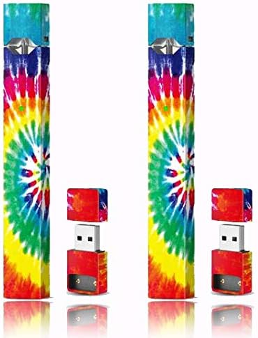 Skin Vinyl Sticker Decal and Charger Skin (2 Pack) - Tie Dye