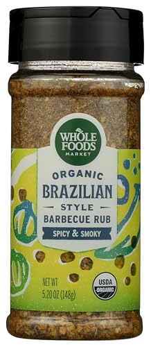 Whole Foods Market Organic Brazilian BBQ Rub, 5.2 Ounce