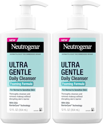 Neutrogena Ultra Gentle Foaming Cleanser 12oz (Pack of 2)