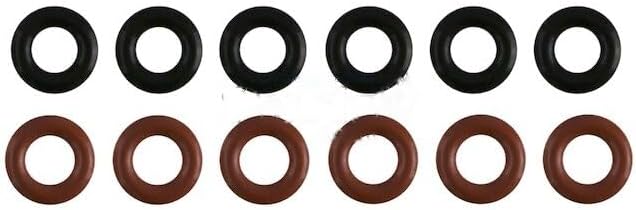 Replacement Fuel Injector O-Ring Upper and Lower Compatible with 2011-2017 Ford Mustang