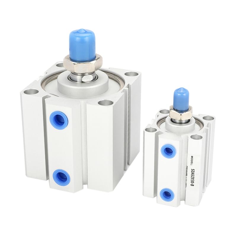 Vérin pneumatique compact carré SDA50 avec course extérieure 15mm