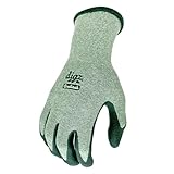 Digz Eco-Friendly Women's Garden Gloves, Biodegradable, Nitrile Coating, Touchscreen Compatible, Medium, 1 Pair