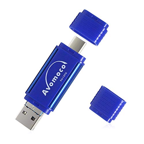 Avomoco 3.1 512GB 3 in 1 High Speed Flash Drive For Android Phones Type C USB C Devices,Tablet .Photo Stick For Samsung Galaxy,LG,Google Pixel,Hua Wei Cell Phone(for Micro &USB C Ports,Not for iPhone)
