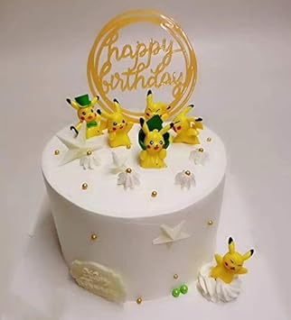 Bosster Joyeux Anniversaire Gateau Topper 6 Pieces Paillette Topper De Gateau Acrylique Reutilisable Cupcake Topper Pour Toutes Sortes De Gateaux Glaces Fruits Pain Amazon Fr Cuisine Et Maison