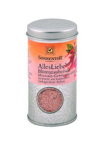 Sonnentor Alles Liebe Bltenzaubersalz kbA, Streudose, 2er Pack (2 x 90 g) - Bio