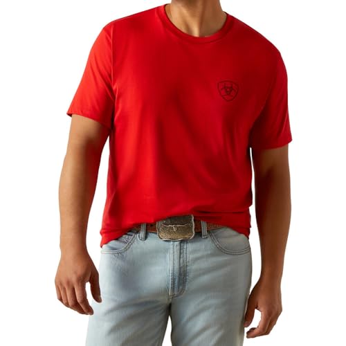 Ariat Men's Etched Buffalo Lotf Flag T-Shirt2