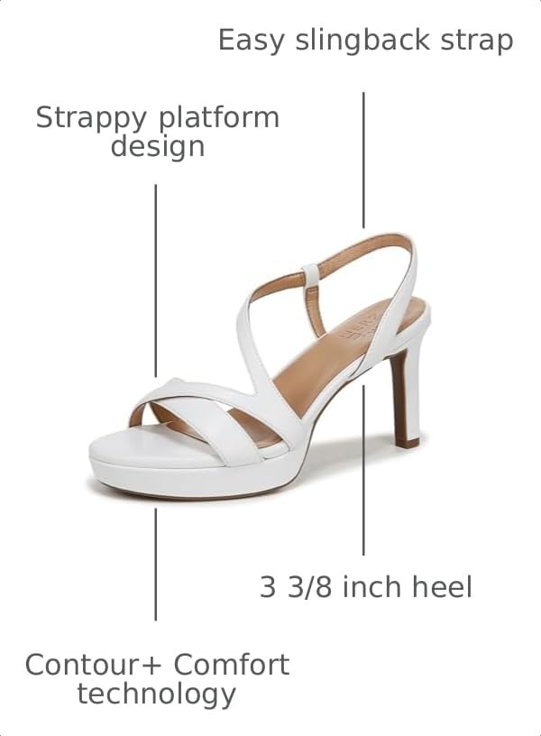 Image of Naturalizer Women's Abby Heeled Dress Sandal