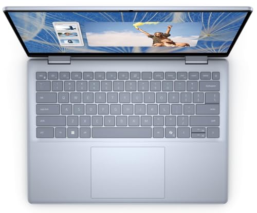 Image of Dell Inspiron 14 7440 2-in-1 Laptop, 14 inch FHD+ Touchscreen, Intel Core 7 150U(> i7-1355U), 32GB DDR5 RAM, 1TB SSD, Backlit KB, FP Reader, Type-C, FHD Webcam, Win 11 Pro, Ice Blue