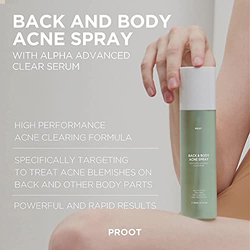 Proot Butt Acne Spot Treatment Cream (Tube Type) + Back & Body Acne Spray Bundle | Treatment Cream And Body Spray For Acne, Cellulite, Ingrown Hair, Bikini & Razor Bump | For All Skin Type #TOP7