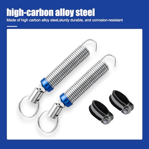 Image of 2 PCS Car Trunk Lid Modification Spring, 5.9In-9.44In Automatic Lifting Spring Device, Adjustable Metal Vehicle Lifting Spring Accessories, Universal for Most Cars (Silver), JIGTH2602SI-2PC