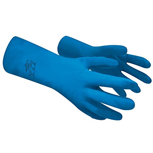 Polyco Nitri-Tech III X-Large Latex Free Nitrile Chemical Resistant Glove - Blue