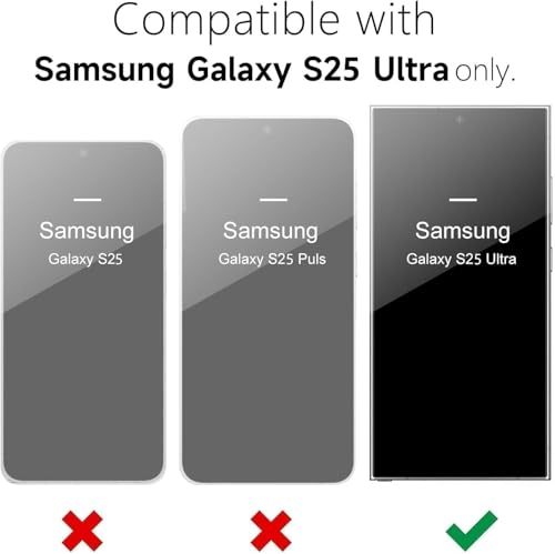 Image of VONZEE for Samsung Galaxy S25 Ultra Clear Glitter Butterfly Case, Cute Bling Sparkle Shiny Soft Silicone TPU Bumper Shockproof Women Girls Slim Protective Phone Cover for Galaxy S25 Ultra, Purple