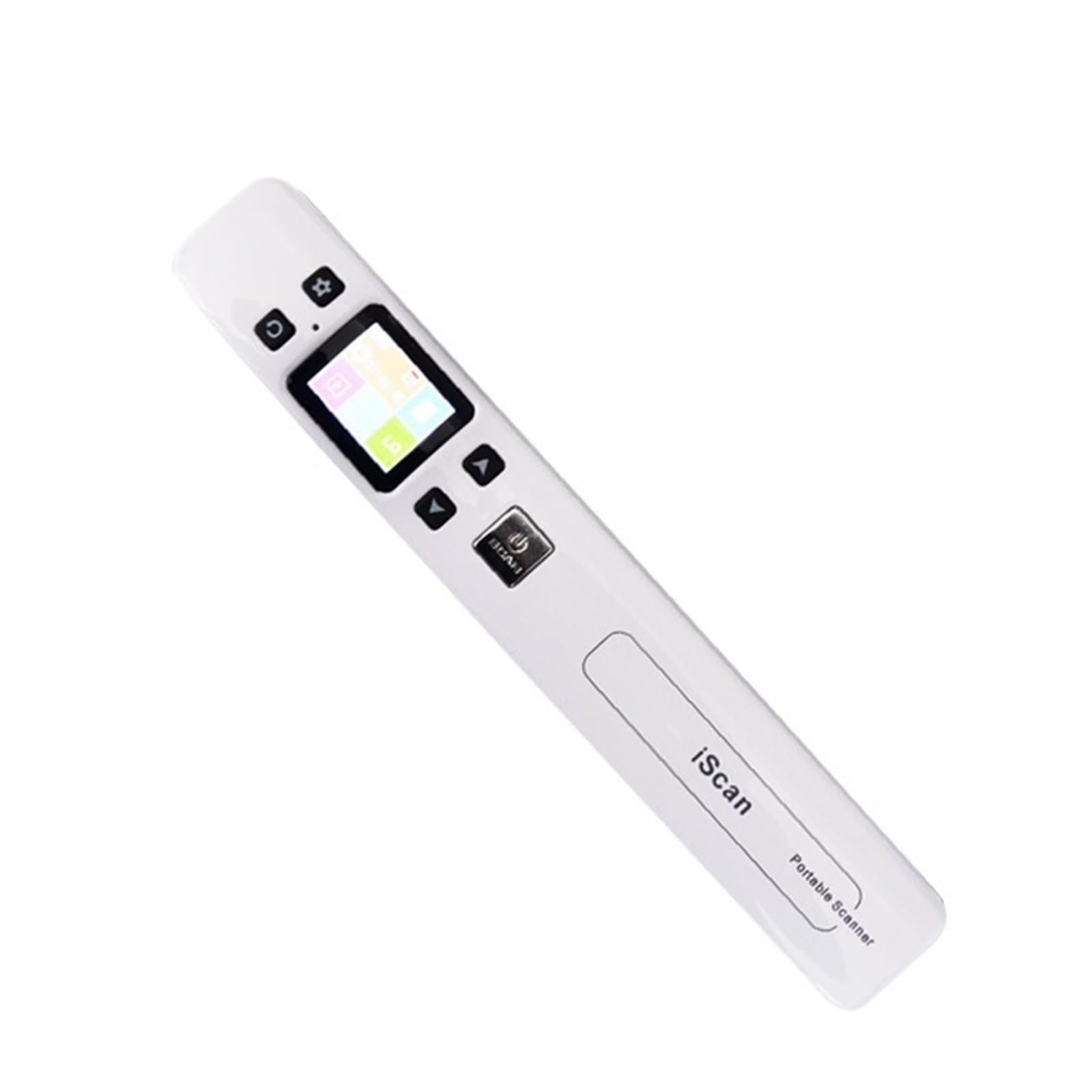 Scanner de Documents, Scanner portatif d'images de Documents Baguette 1050DPI Format A4 JPG/PDF Formate écran LCD WiFi