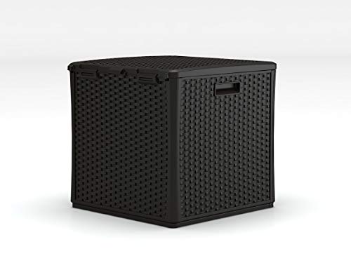 Suncast 60 Gallon Resin Outdoor Patio Storage Box, Java #TOP7