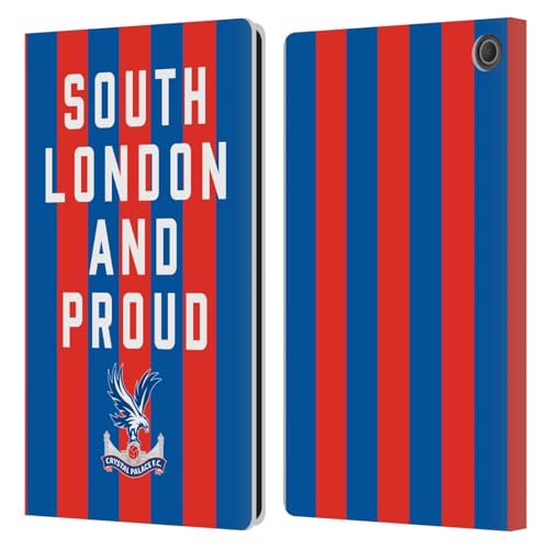 Étui Amazon Fire Max 11 Crystal Palace FC en cuir avec portefeuille intégré