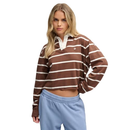 Superdry Femme Top Rugby Athletic Essentials Rayé Coupe OverTaille - vue 3