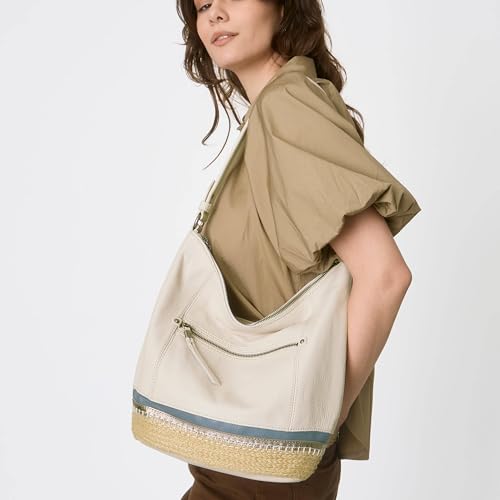 Image of The Sak Sequoia Hobo Bag - Premium Large Leather Women's Handbag for Everyday & Travel - Durable Purse With Zipper Pocket
