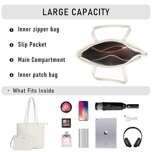 Image of Chinllo Tote Bag for Women, Medium Top Handle Handbags Purse