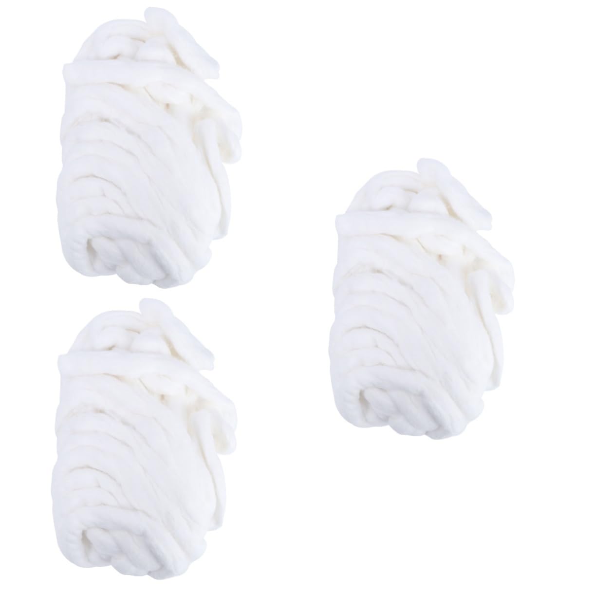 FOMIYES 3 Di Strisce Di Cotone Cotone Morbido Robusto Per La Rimozione Del Trucco Delle Unghie Prodotto Delicato Sulla Pelle