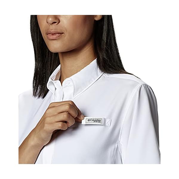 Columbia-Womens-PFG-Tamiami-II-UPF-40-Short-Sleeve-Fishing-Shirt Columbia Women's PFG Tamiami II UPF 40 Short Sleeve Fishing Shirt, White, Medium