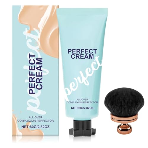 All Over Complexion Perfector, mit bürsten, Body Coverage Perfector für Beine, Long-Lasting CC Cream Foundation, Waterproof Skin Tint, Hydrating Full Coverage Concealer (Ivory white)