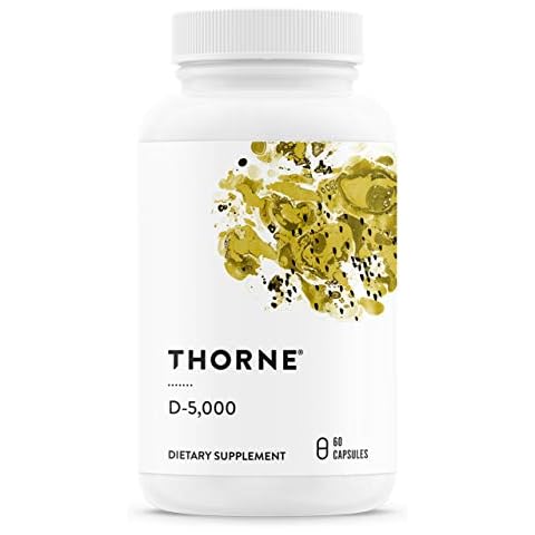 Thorne Vitamin D3-5000IU Supplement - 60 Capsules Cover