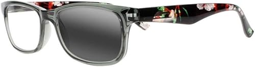Gafas de sol de lectura con marco rectangular fotocromático de transición bifocal, UV400, para mujer