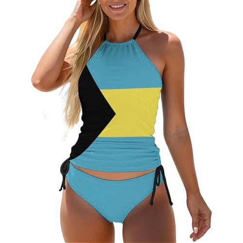 Adugen Origei China Flag Women Two Piece Bikini Swimsuit Bikini Set for Women 2t Swimsuits