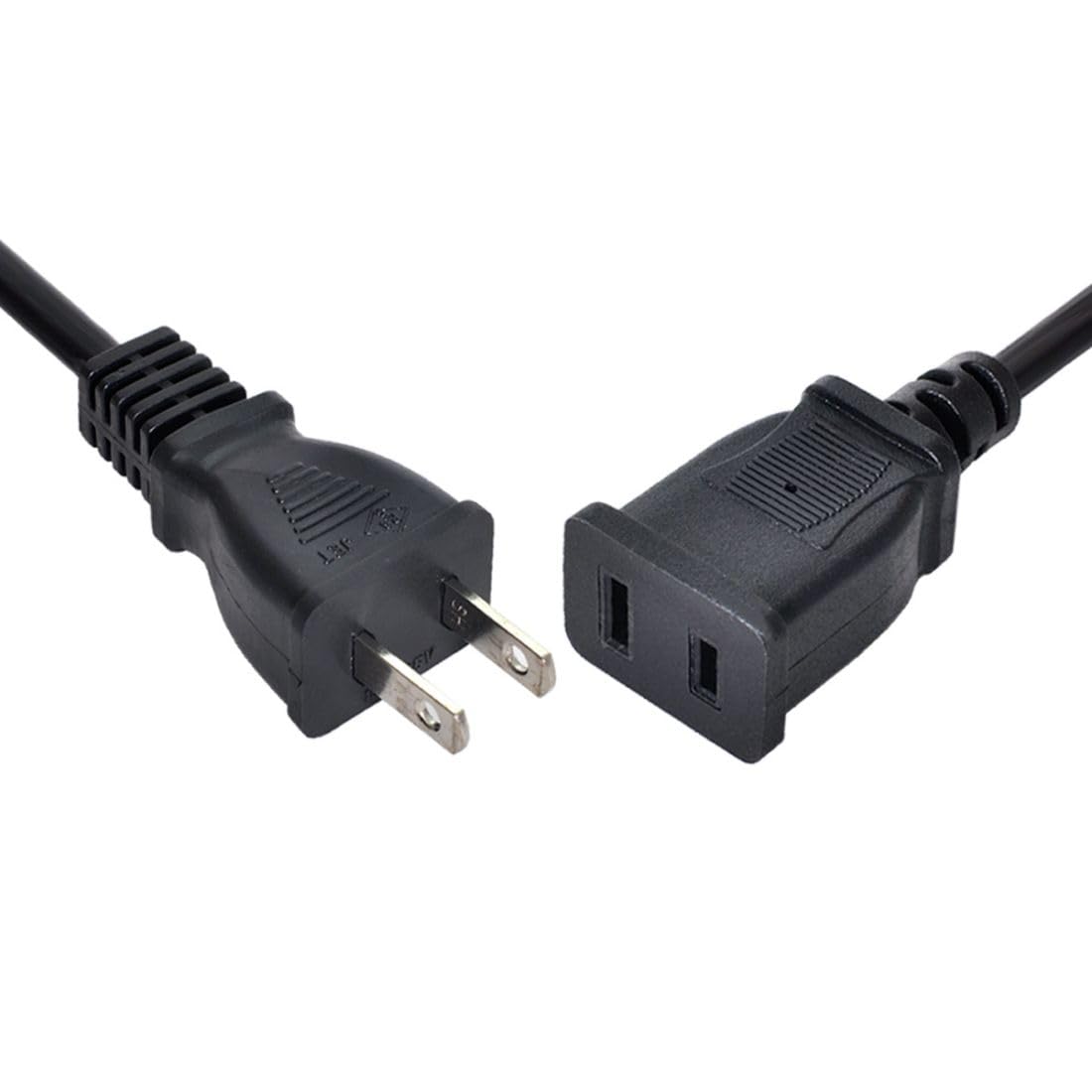 Amazon | CableccUSAコンセントセーバー電力延長コードケーブル2ピン