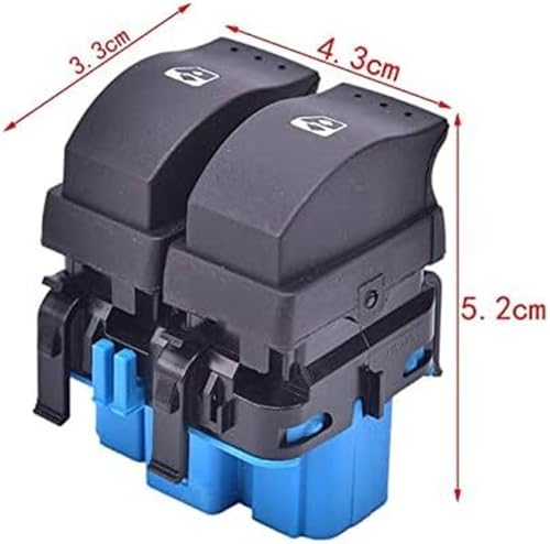 Interrupteur lève-vitre Renault avant droit commande bouton noir