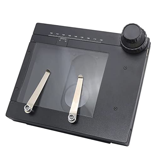 顕微鏡観察 可動式顕微鏡 XY 測定作業ステージ (スケール付き) ステレオ ビデオ デジタル検査用の調整可能な移動ステージ