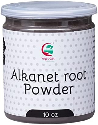 Alkanet Root Powder 10oz | 100% Natural Colourant For Soap making | Makes Beautiful Color Shades | Ratanjot Root Powder | By Yogis's Gift ยฎ