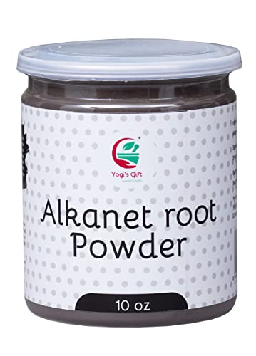 Alkanet Root Powder 10oz | 100% Natural Colourant For Soap making | Makes Beautiful Color Shades | Ratanjot Root Powder | By Yogis's Gift ®