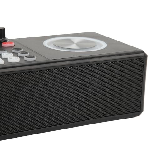 Tgoon Sistema de karaokê doméstico, redução de ruído inteligente, som surround 9D, máquina de cantar