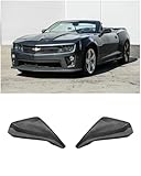 for 2010-2015 Chevrolet Camaro Models | GM Factory Style Carbon Fiber Tape-On Overlay Front Side Mirror Cap Covers Pair