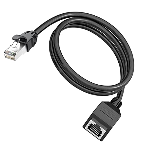 Image of 2ft /60cm Ethernet Extension Cable, RJ45 Male to Female, 2Pack - White