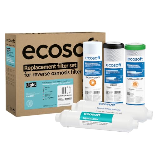 Pack de filtros recambiables Ecosoft para P'URE AquaCalcium
