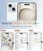FNTCASE for iPhone 15 Case: for iPhone 14 Case & iPhone 13 Case [Compatible with Magsafe] Translucent Matte Cases with [Screen Protector] Military Grade Shockproof Protective Phone Cover - Off White