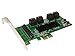 Produktbild PCI-Express (PCIe) Controllerkarte/Schnittstellenkarte für SATA III - 8 Ports SATA 3 - CHIPSET MARVELL 88SE9705 by COMPUTER DISTRICT.