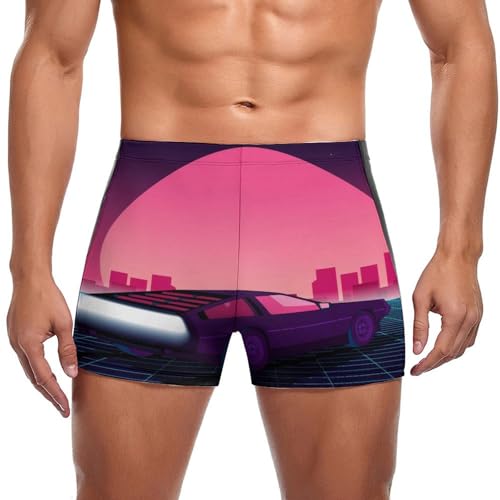 Swim briefs homme Voiture Crépusculaire stretch et séchage rapide