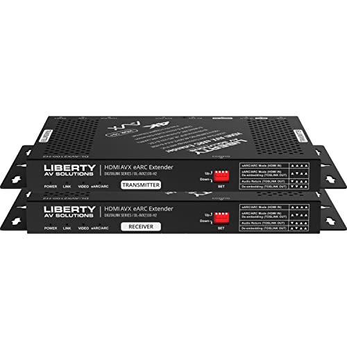 DigitaLinx DL-AVX2100-H2 Advanced HDMI 2.0 Over AVX Extender Set, 4K60 4:4:4, DTS-HD, Dolby TrueHD, 7.1ch Digital Audio